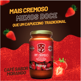 Creme de Caf Sabor Morango 350ml