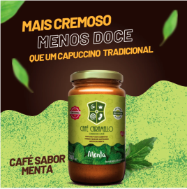 Creme de Caf Sabor Menta 350ml