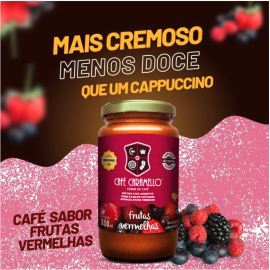 Creme de Caf Sabor Frutas Vermelhas 350ml